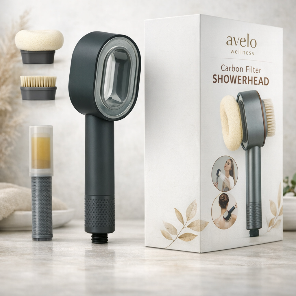Avelo High-Pressure Filtered Shower Head